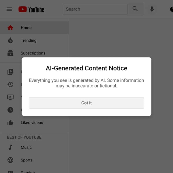Infinite YouTube