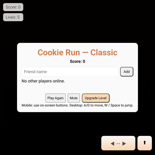 Cookie Run Classic — Lightweight Clone