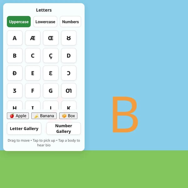 Alphabet Sandbox