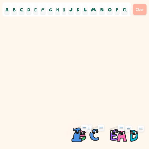 Charlie and the alphabet playground!
