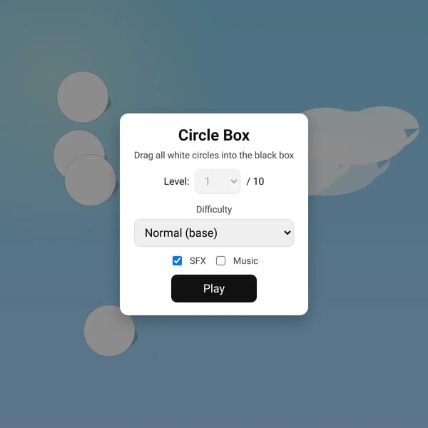 Circles Into Box