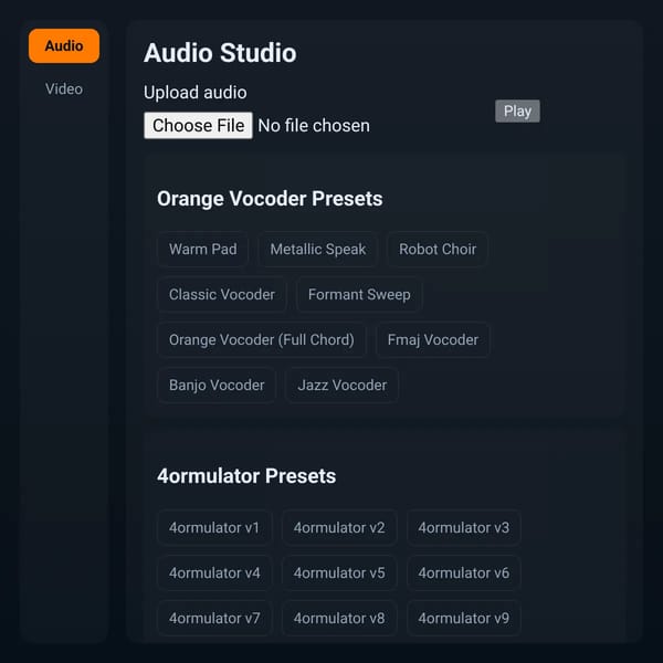 Video & Audio Maker