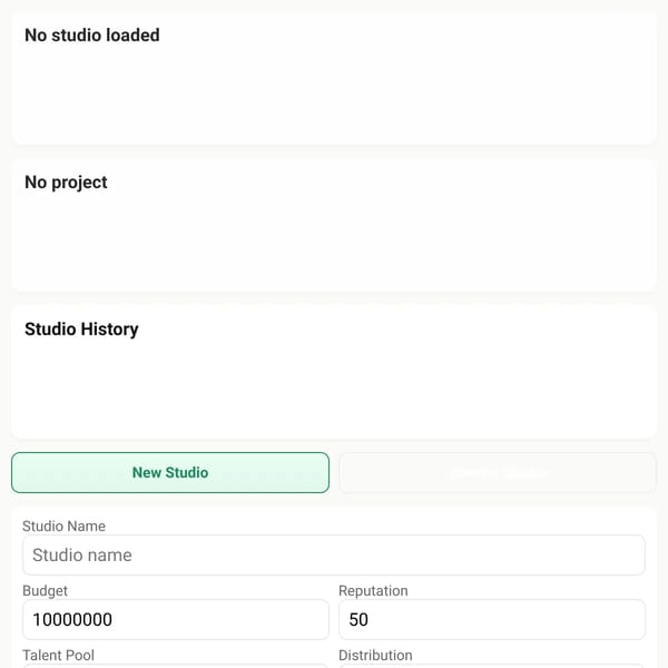 Studio Simulator
