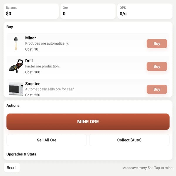 Iron Ore Tycoon
