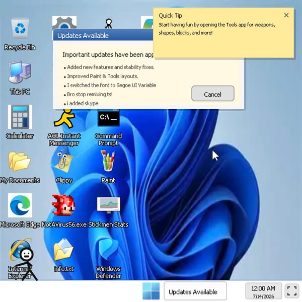 Animation vs. Cursor (Windows 11 version)