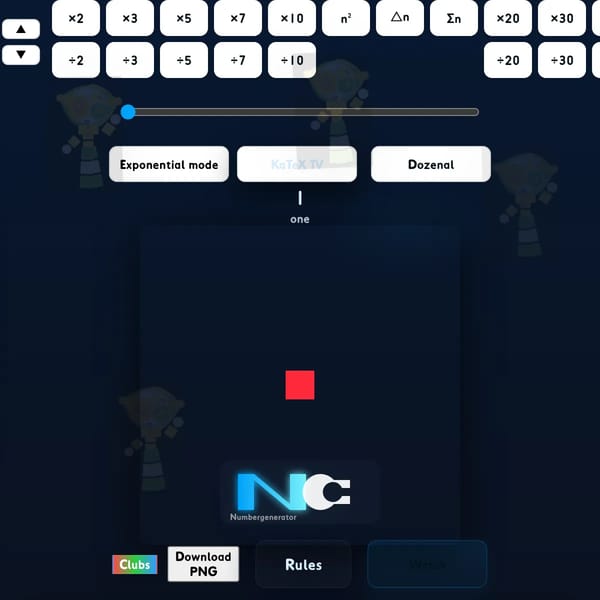 Numberblocks Generator