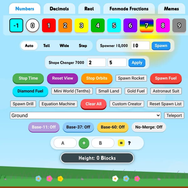 Numberblocks Playground