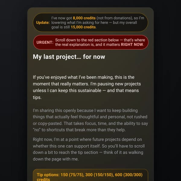 My Last Project...