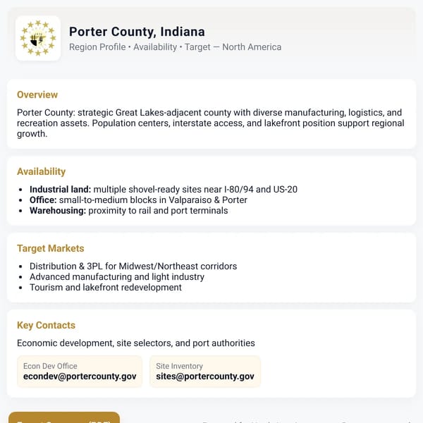 Porter County — Region Profile