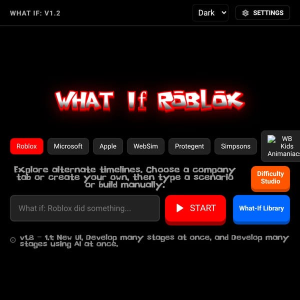 What If: (It's back, everybody!)