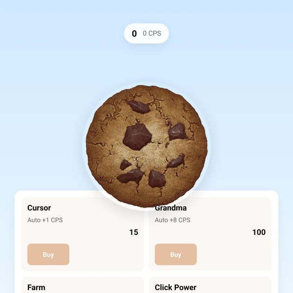 Websim cookie clicker