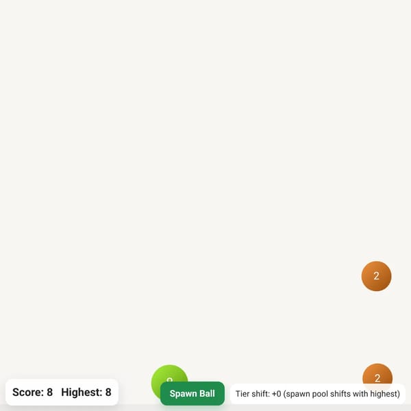 2048 Ball Merge