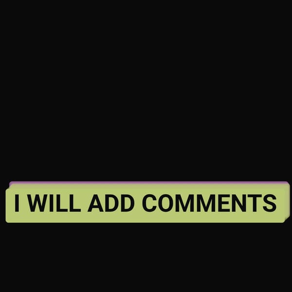 adding comments