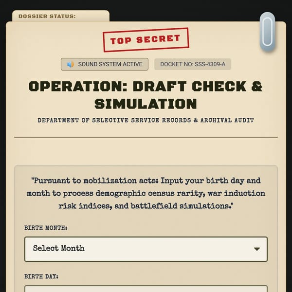 would you have been drafted into war?