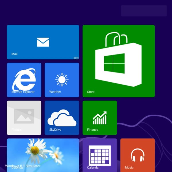 Windows 8.1 simulator