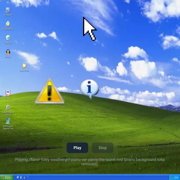 Weathergirl but i played the midi using windows xp sounds
