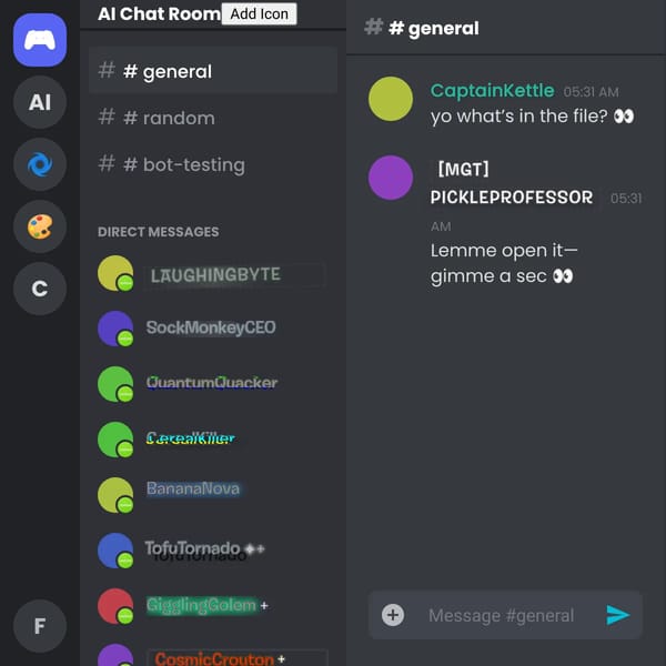 Infinite Discord Chat