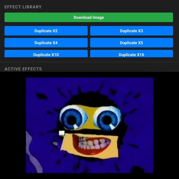 Image Effect Stack