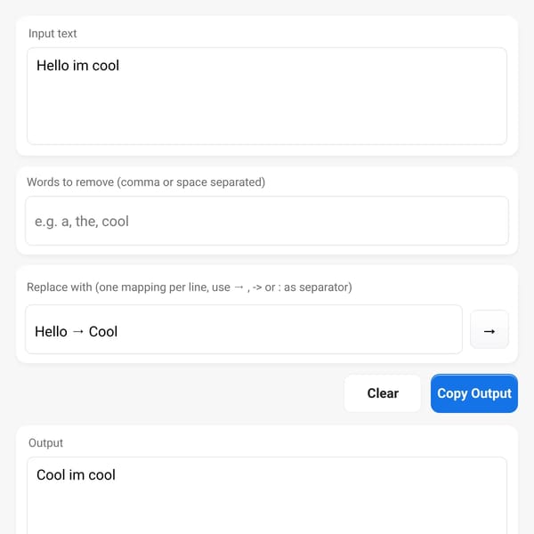 Text Filterer