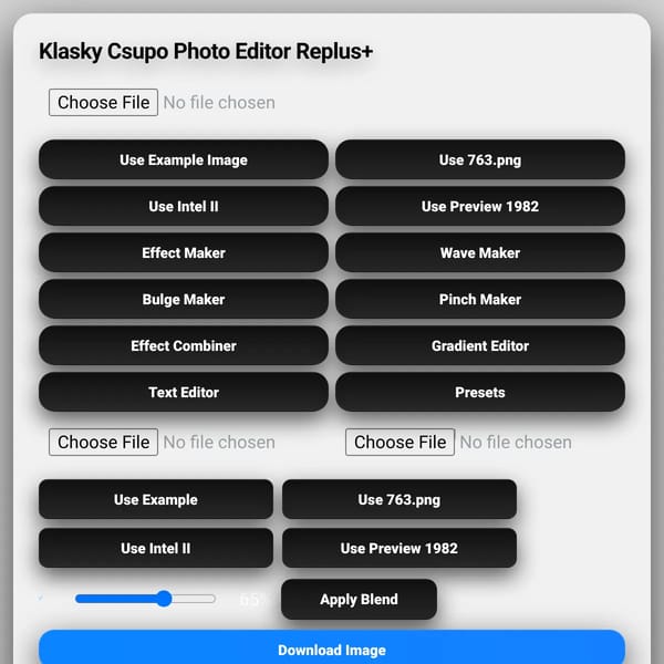 Klasky Csupo Photo Editor Replus+