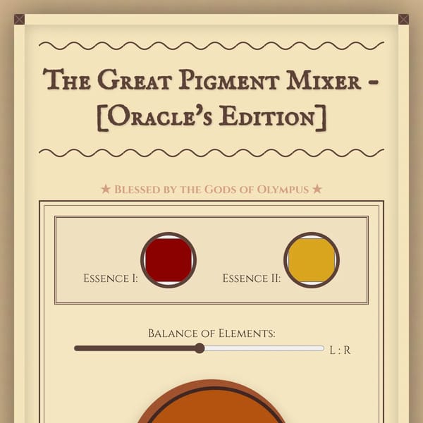 The Great Pigment Mixer - [Oracle's Edition]