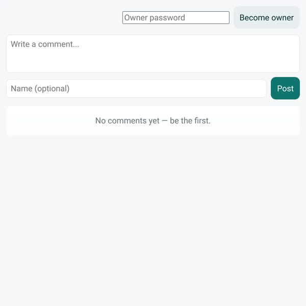 Comments