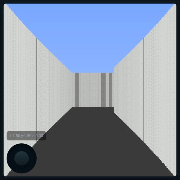 2D Maze, 3D Look