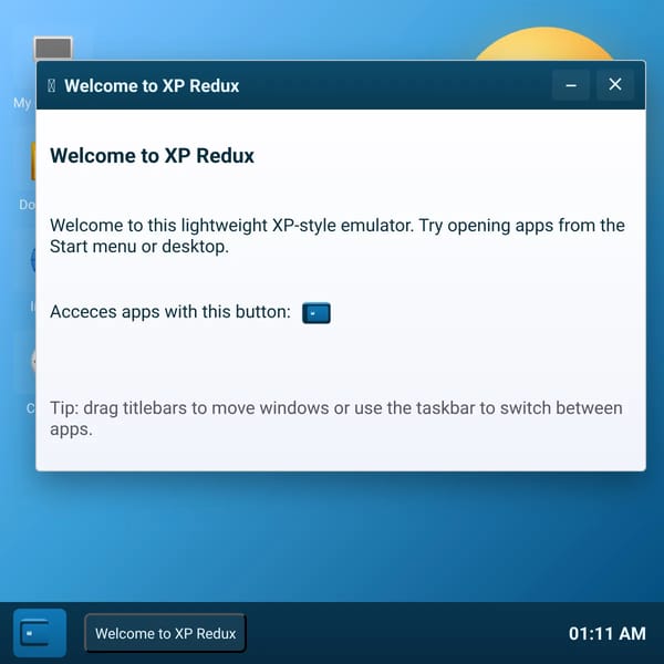 Windows XP Emulator Redux (Demo)