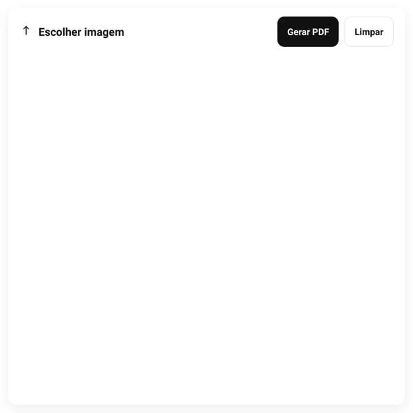 Gerador de PDF com pré-visualização de imagem (A4)