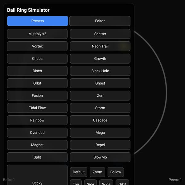 Ball Ring Simulator