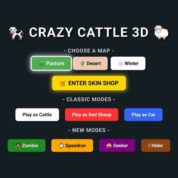 crazy cattle 3d in websim