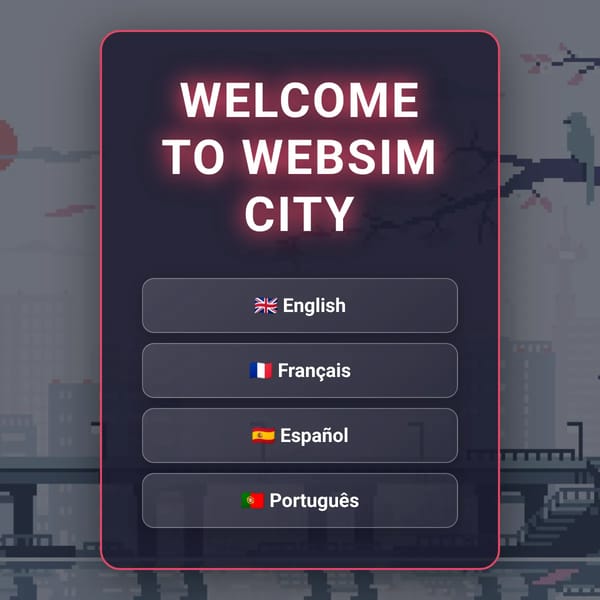 WebSim City