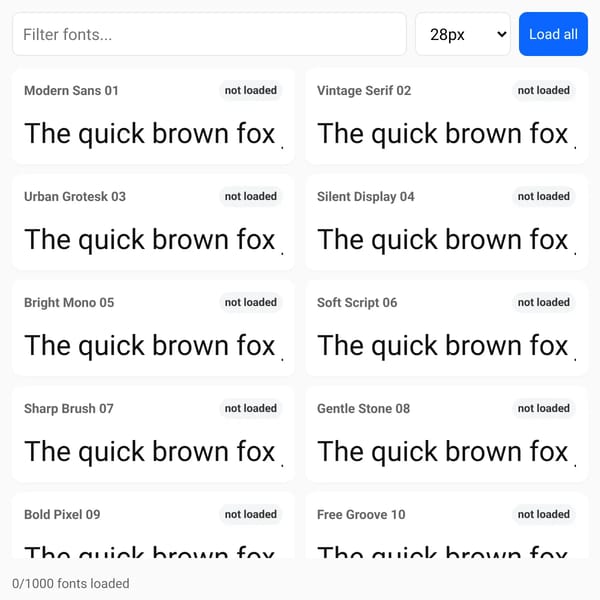 Font Preview