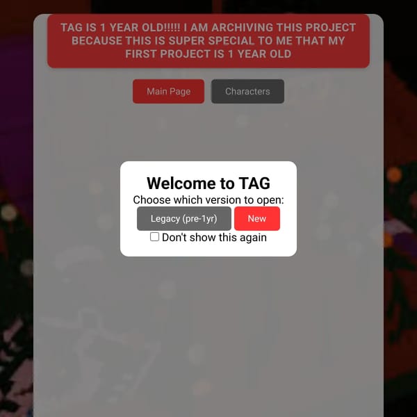 TAG (1 year)