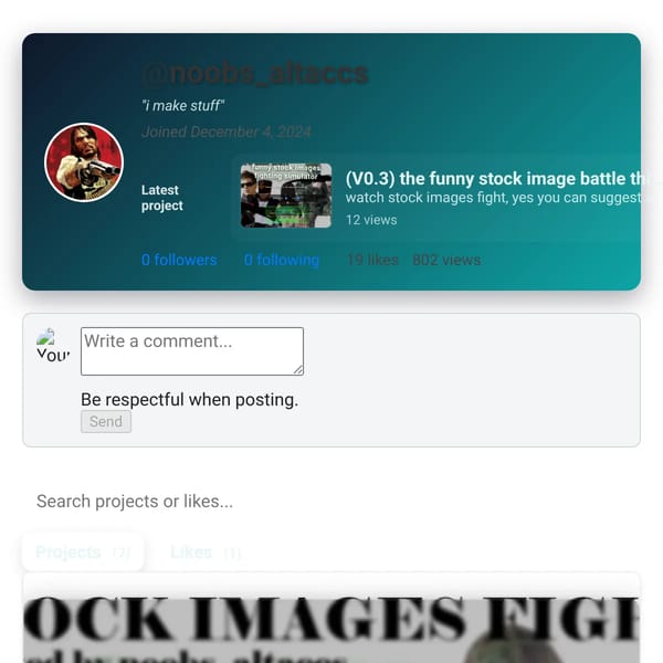 User Profile Page
