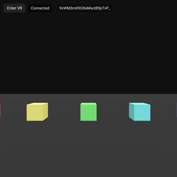 WebXR Multiplayer Room