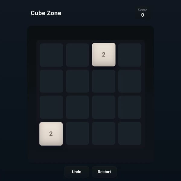 Cube Zone 2048: Merge Numbers