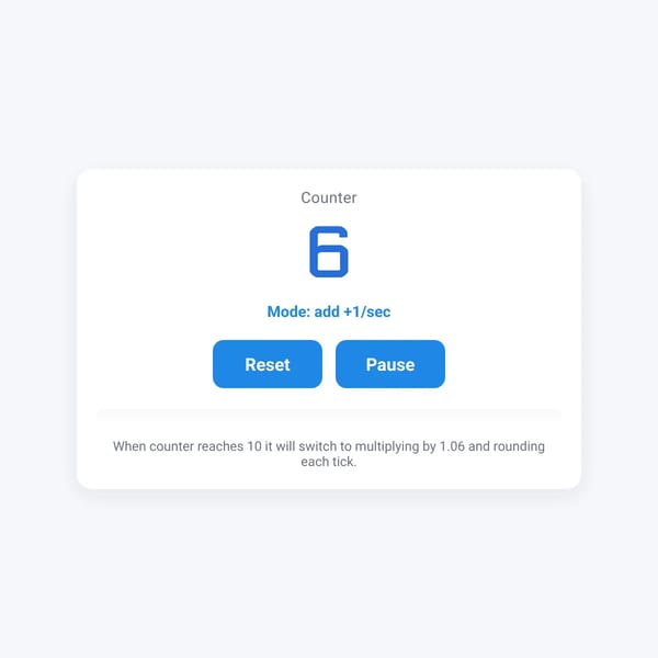 Fast-Growing Counter