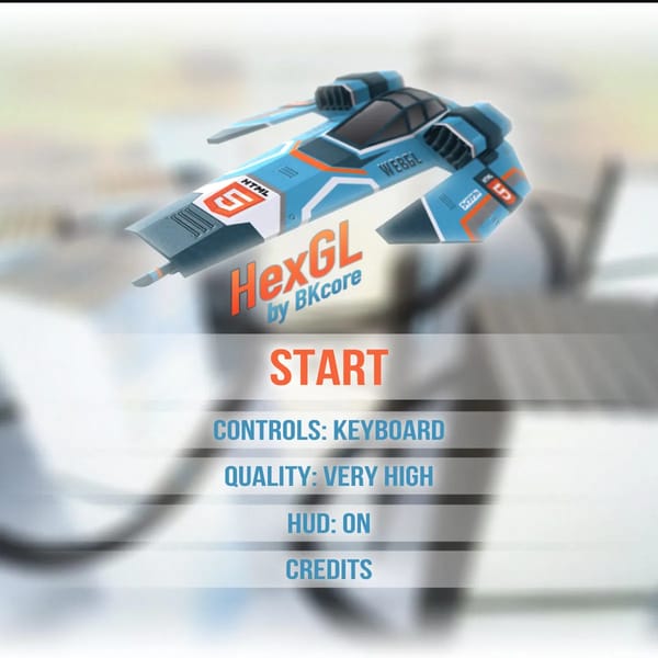 HexGL (with motion blur)