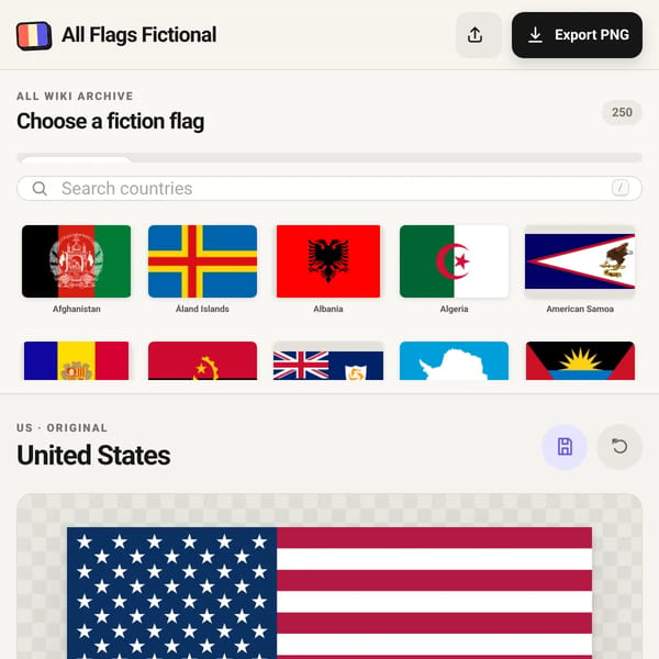 All Flags Fictional