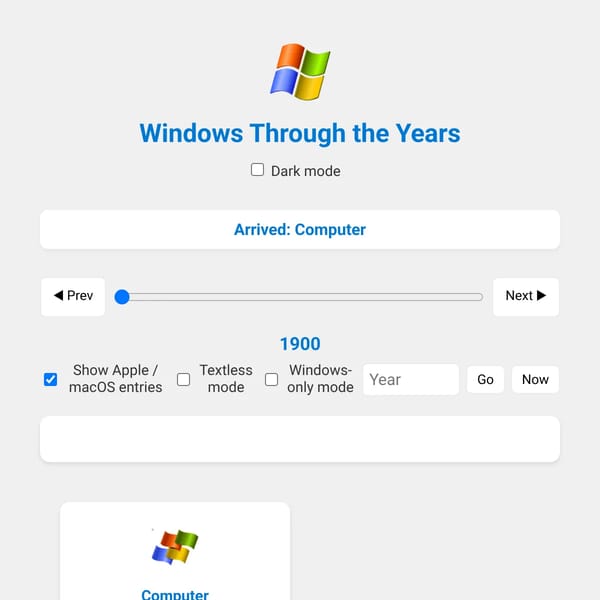 Windows Through the Years (Alternative Timeline)