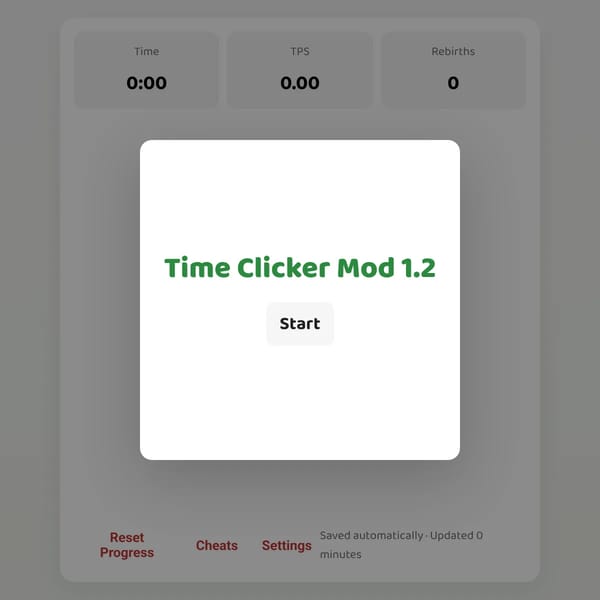 Time Clicker Mod