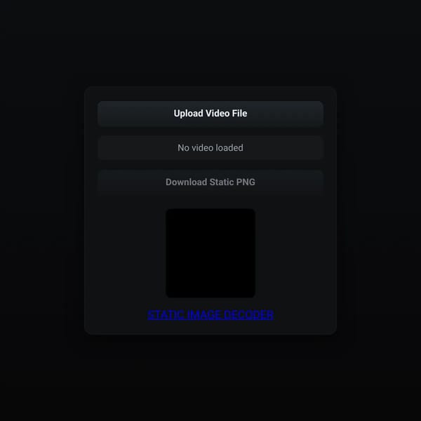 Video to png converter