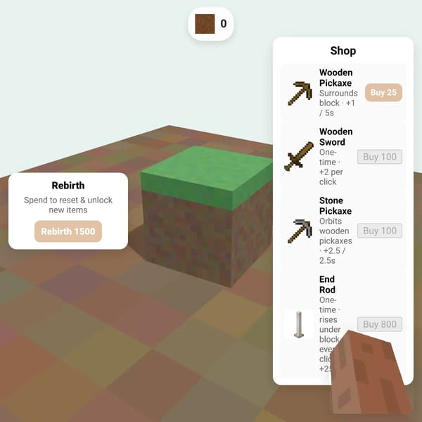 Minecraft Clicker