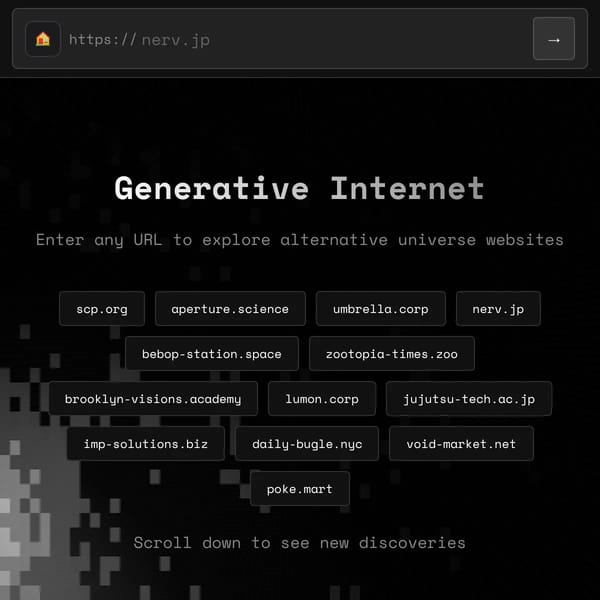 Websites from Multiverse