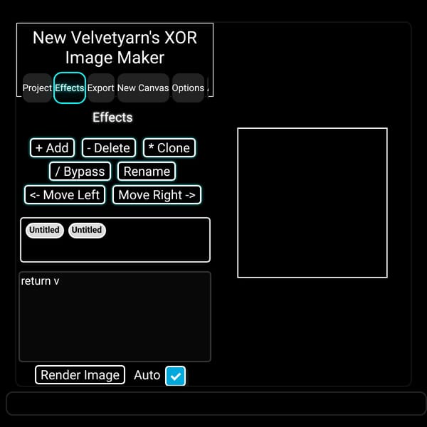 XOR Image Maker