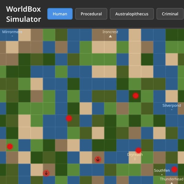 WorldBox God Simulator Clone