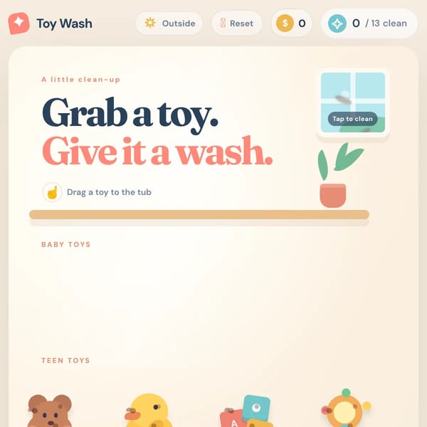Toy Wash