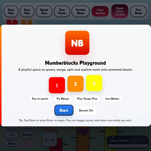 Numberblocks Playground