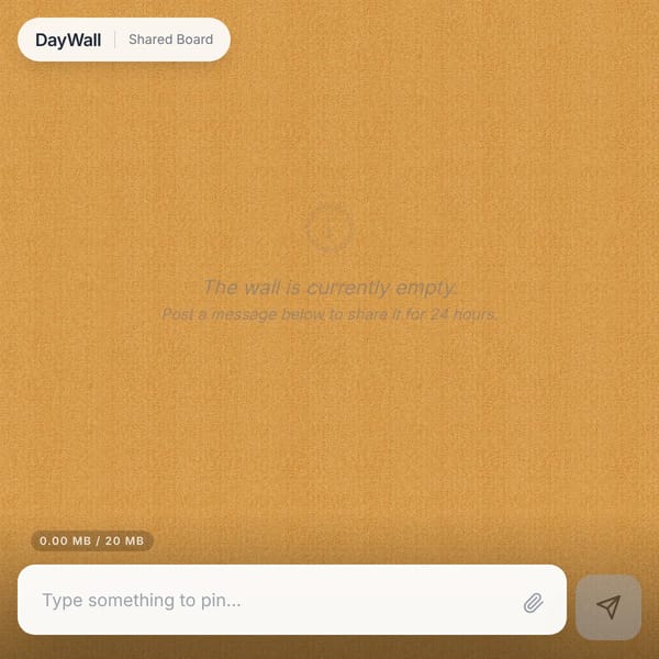 DayWall - Temporary Messages